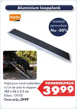 Huisdier Voordeelshop Aluminium loopplank aanbieding