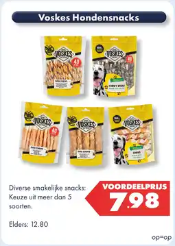 Huisdier Voordeelshop Voskes hondensnacks aanbieding