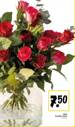 Jumbo Pluk boeket rozen aanbieding