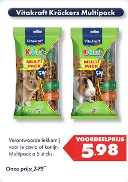 Huisdier Voordeelshop Vitakraft kräckers multipack aanbieding