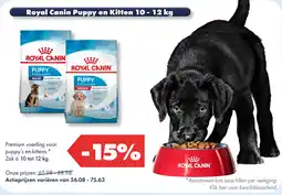 Huisdier Voordeelshop Royal canin puppy en kitten aanbieding