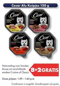 Huisdier Voordeelshop Cesar alu kuipjes aanbieding