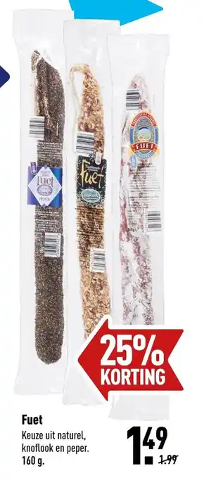 ALDI Fuet 160g aanbieding