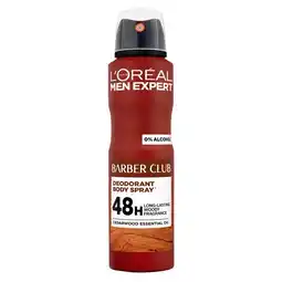 Kruidvat L'Oréal Paris Men Expert Men Expert Barber Club Deodorant Bodyspray aanbieding
