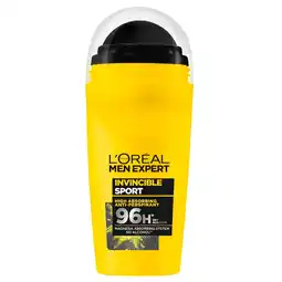 Kruidvat L'Oréal Paris Men Expert Invincible Sport Deodorant Roller aanbieding