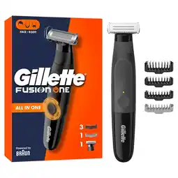 Kruidvat Gillette Fusion One All in One Hybrid Trimmer en Scheerapparaat aanbieding