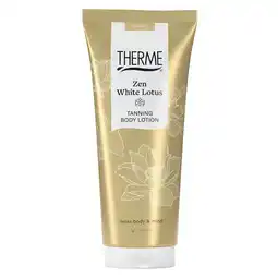 Kruidvat Therme Zen White Lotus Tanning Body Lotion aanbieding