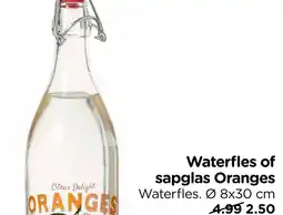 Xenos Waterfles of sapglas Oranges aanbieding