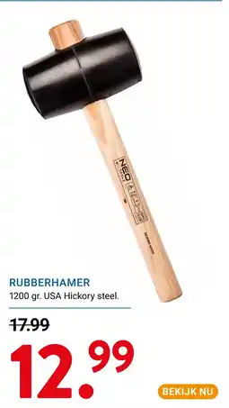 Kluswijs RUBBERHAMER aanbieding