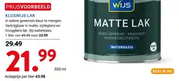 Kluswijs KLUSWIJS LAK aanbieding