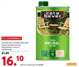 Kluswijs CETABEVER TUINMEUBELOLIE aanbieding
