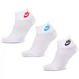 Foot Locker Nike Everyday Essential Ankle 3 Pack Sokken Unisex - Zwart - Maat 34 - 38 - Katoen aanbieding