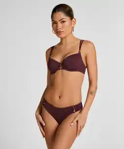 Hunkemoller Hunkemöller Bikinibroekje Panama Paars aanbieding