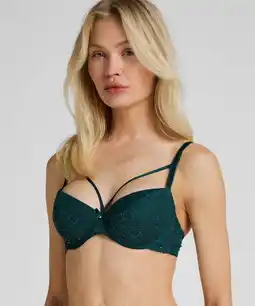 Hunkemoller Hunkemöller Voorgevormde beugel bh Isadora Groen aanbieding
