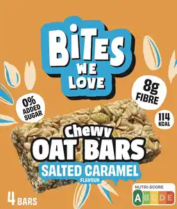 Albert Heijn BitesWeLove Chewy oat bar salted caramel aanbieding
