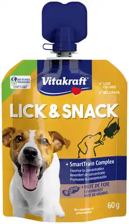 Albert Heijn Vitakraft Lick & snack leverworst aanbieding