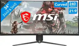 Coolblue MSI MPG 346CQRF X24 aanbieding