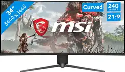 Coolblue MSI MPG 346CQRF X24 aanbieding