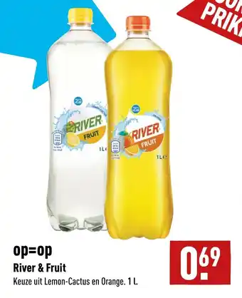 ALDI River & fruit aanbieding