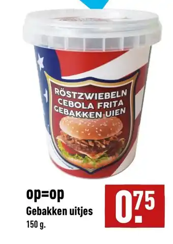 ALDI Gebakken uitjes 150g aanbieding