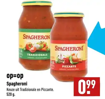 ALDI Spagheroni 520g aanbieding