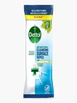 Flink Dettol Wipes Cleanser 72st aanbieding