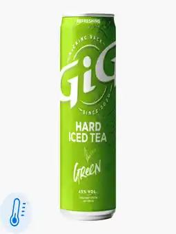 Flink GiG Hard Iced tea green aanbieding