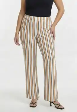 Wehkamp YOEK broek Plus Size - lichtbruin aanbieding