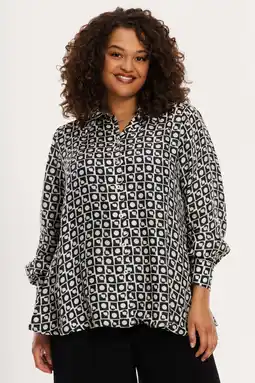 Wehkamp YOEK blouse zwart aanbieding
