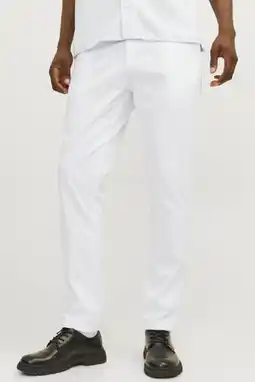 Wehkamp JACK & JONES PANTS STUDIO JPSTMARCO slim chino wit aanbieding
