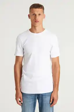 Wehkamp CHASIN' slim T-shirt wit aanbieding
