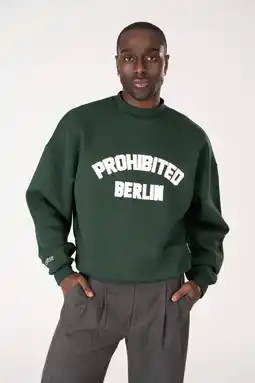 Wehkamp Prohibited sweater groen aanbieding