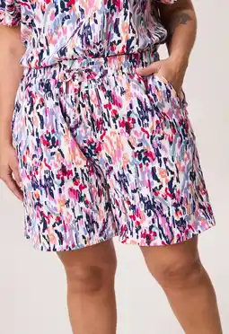 Wehkamp Miss Etam Plus regularwaist casual short multi aanbieding