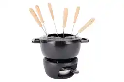 Wehkamp Cosy & Trendy Fondueset Fontestic Gietijzer Black - Ø 18 cm aanbieding