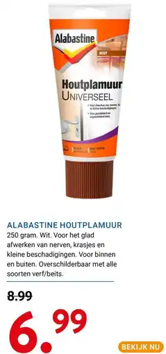 Kluswijs Alabastine Houtplamuur aanbieding