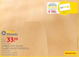 Praxis Cando pvc vloer plank silent horizon aanbieding