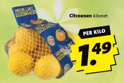 Boni Citroenen kilonet aanbieding