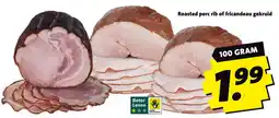 Boni Roasted pork rib or fricandeau gekruid aanbieding