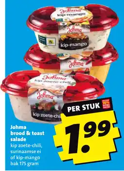 Boni Johma brood & toast salade aanbieding