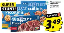 Boni Wagner pizzies of piccolinis aanbieding