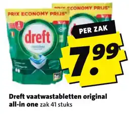 Boni Dreft vaatwastabletten original aanbieding