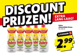 Boni Dubro afwasmiddel citroen aanbieding
