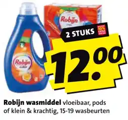 Boni Robijn wasmiddel aanbieding