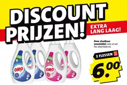 Boni Omo vloeibaar wasmiddel color of wit aanbieding