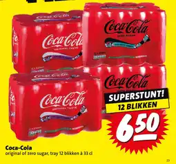 Boni Coca-Cola original of zero sugar aanbieding