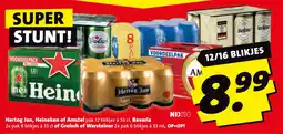 Boni Hertog Jan, Heineken of Amstel, Bavaria of Grolsch of Warsteiner aanbieding