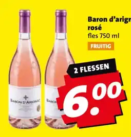 Boni Baron d'aronac rosé aanbieding