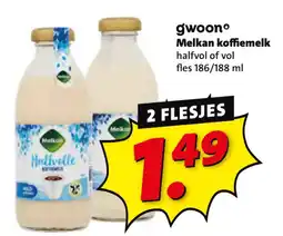 Boni Melkan koffiemelk aanbieding