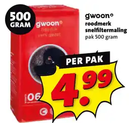 Boni gwoon roodmerk snelfiltermaling aanbieding