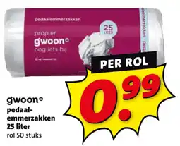 Boni gwoon® pedaal-emmerzakken aanbieding